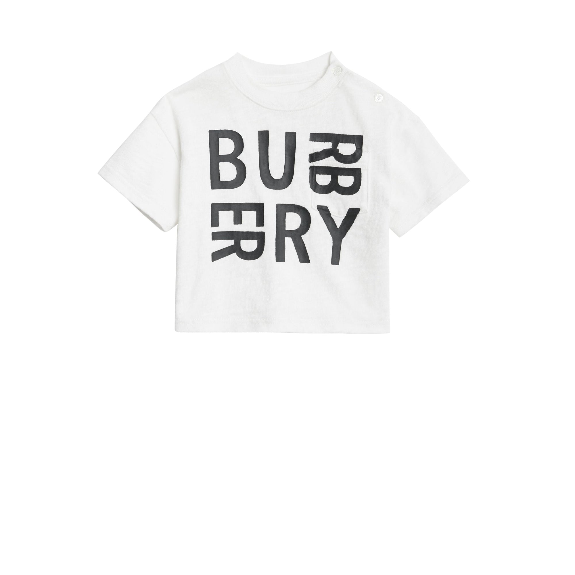 T-shirt en coton avec logo imprimé - White