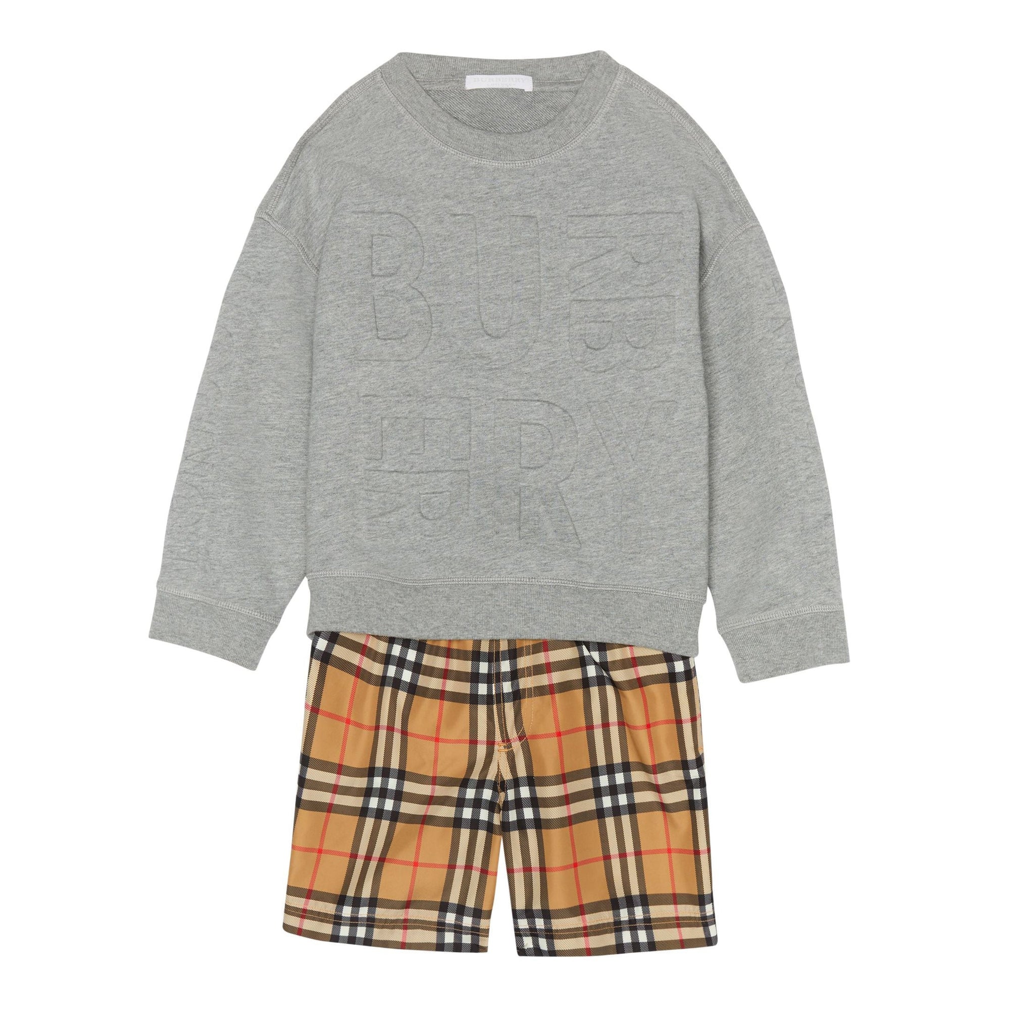 Short de bain Vintage check - Antique Yellow