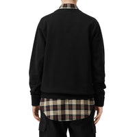 Sweat-shirt en coton avec écusson - Black