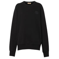 Sweat-shirt en coton avec écusson - Black
