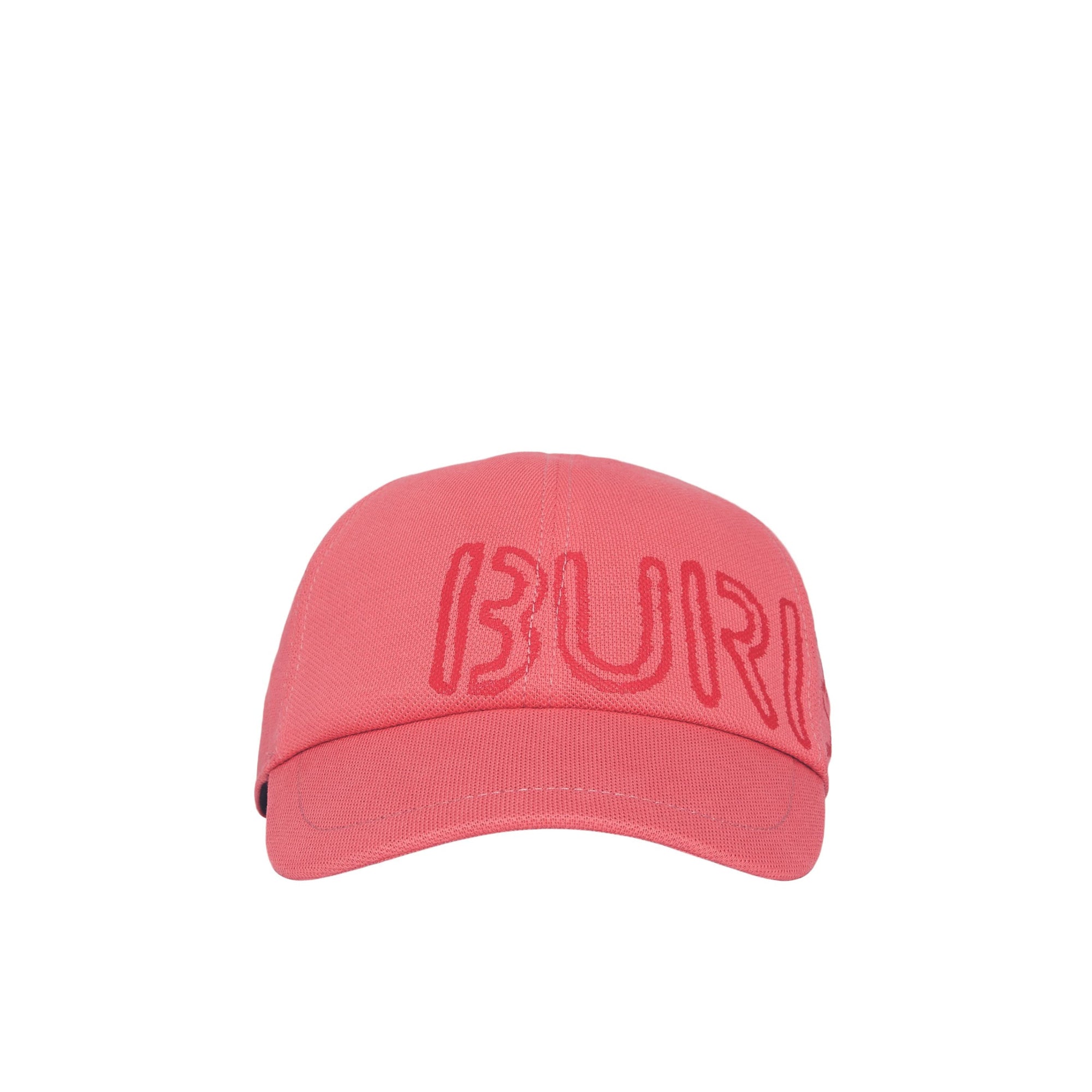 Casquette de baseball avec logo au pochoir - Bright Pink & Red