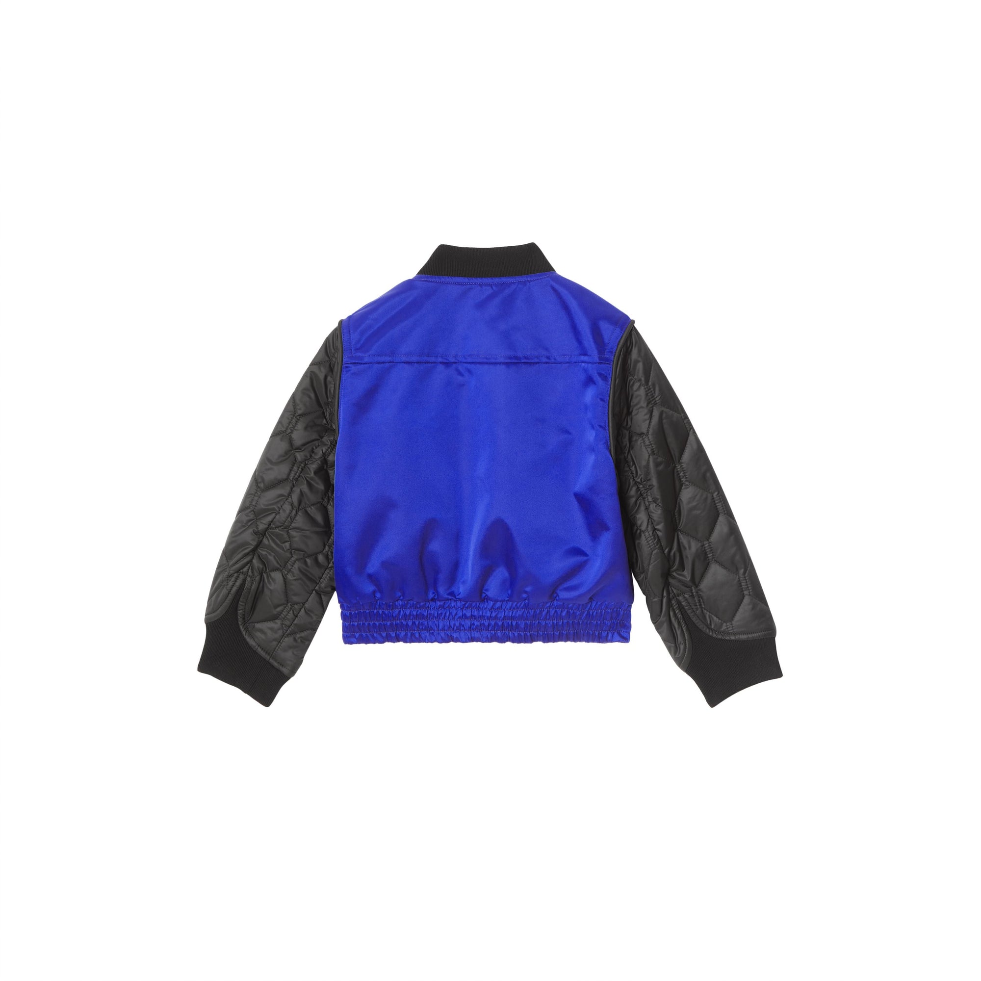 Bomber en nylon avec manches de couleur différente - Bright Spectrum Blue