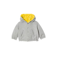 Veste à capuche réversible avec logo - Bright Yellow