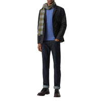 Pull en cachemire avec logo brodé - Dusty Blue