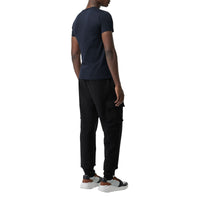 T-shirt en coton avec logo imprimé - Navy
