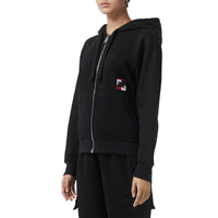 Veste Cavalier damier à capuche en jersey  - Black