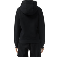 Veste Cavalier damier à capuche en jersey  - Black
