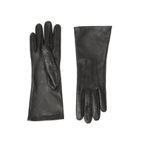 Gants en cuir d'agneau doublés de soie - Black