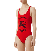 Maillot de bain avec logo d'archive - Bright Red