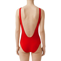 Maillot de bain avec logo d'archive - Bright Red