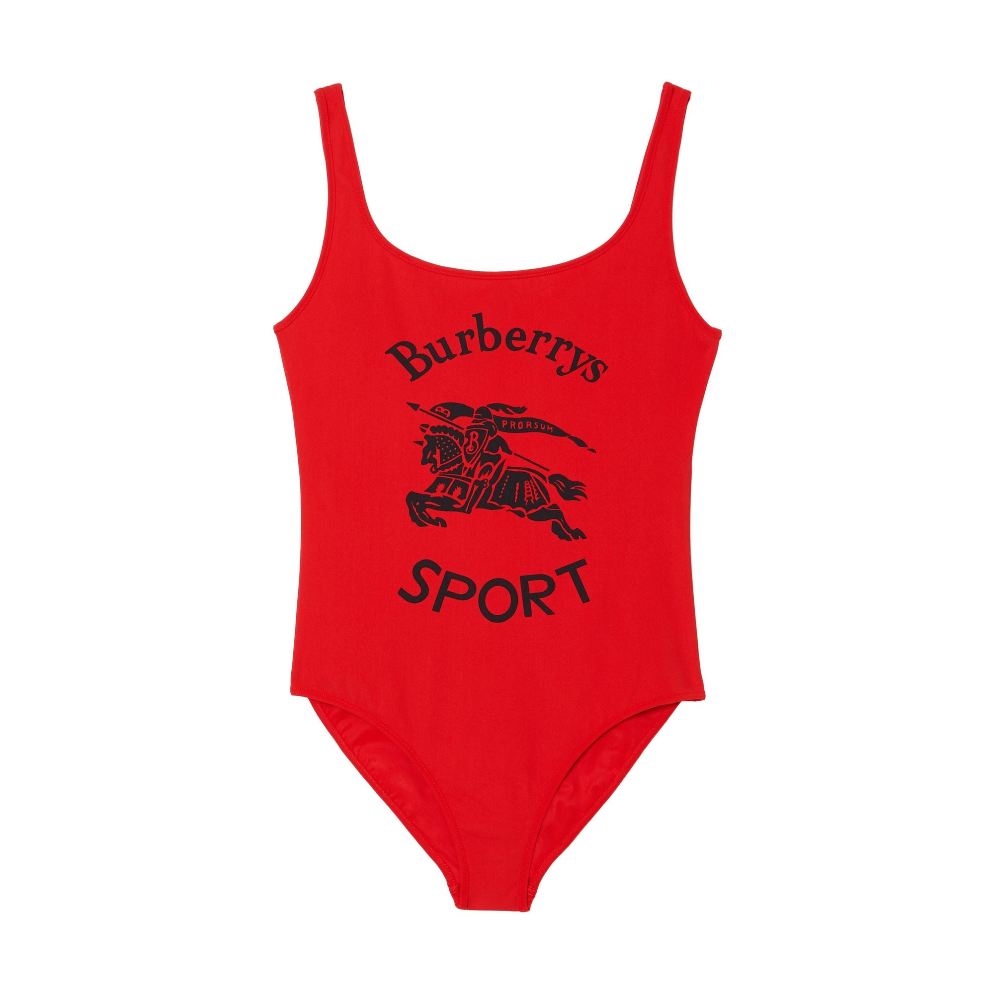 Maillot de bain avec logo d'archive - Bright Red