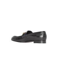 Mocassins The Link en cuir perforé - Black