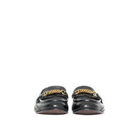 Mocassins The Link en cuir perforé - Black