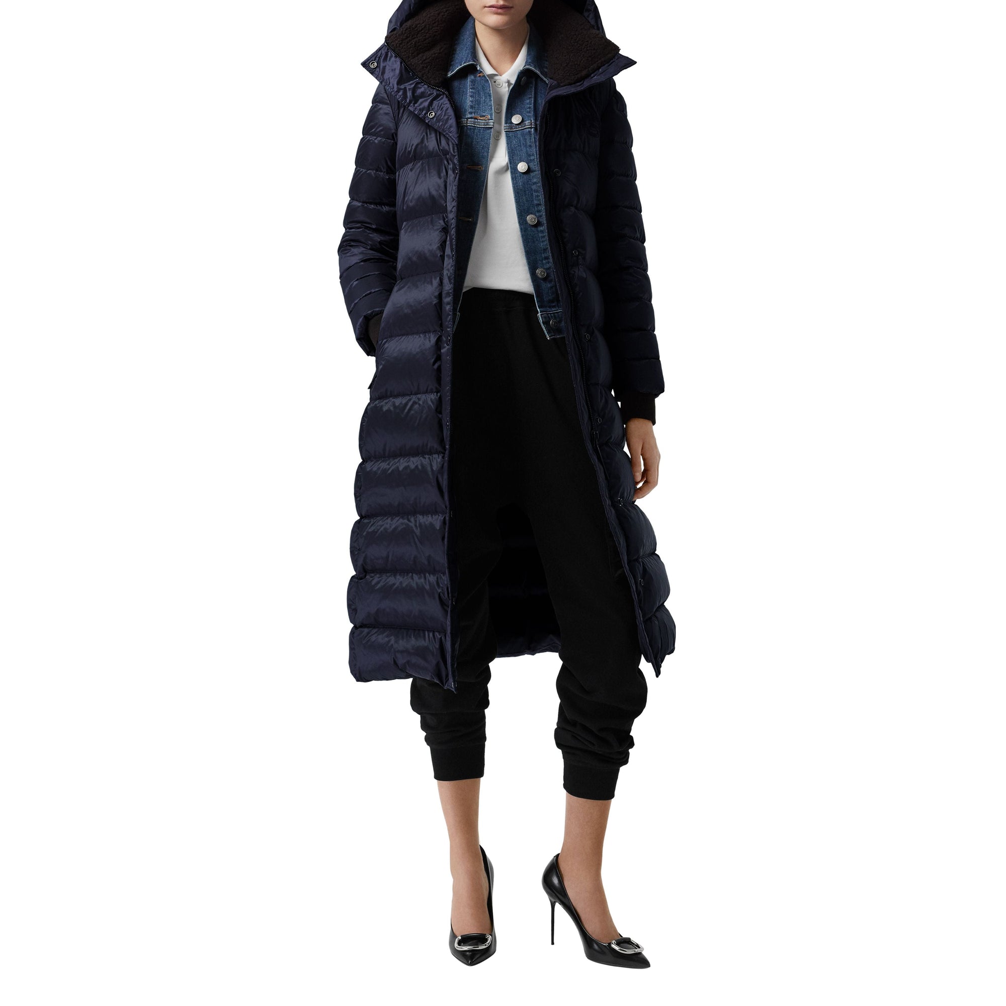 Doudoune rembourrée à capuche - Navy
