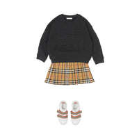 Sweat-shirt en coton avec logo estampé - Black