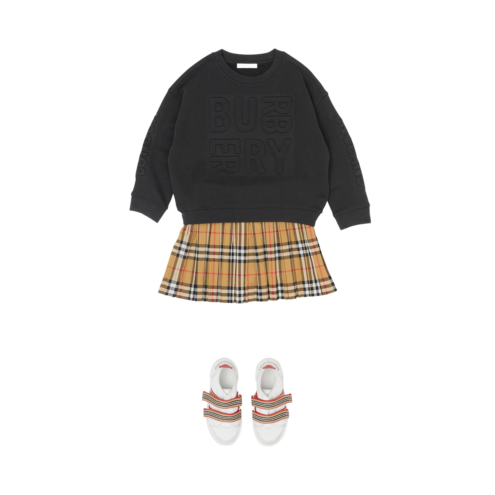Sweat-shirt en coton avec logo estampé - Black