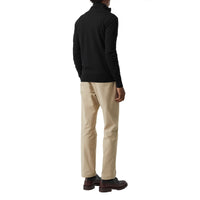 Pull semi-zippé en laine mérinos - Black