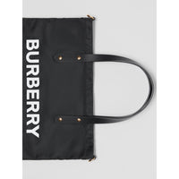 Sac tote en nylon à logo - Black