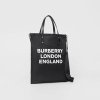 Sac tote en nylon à logo - Black