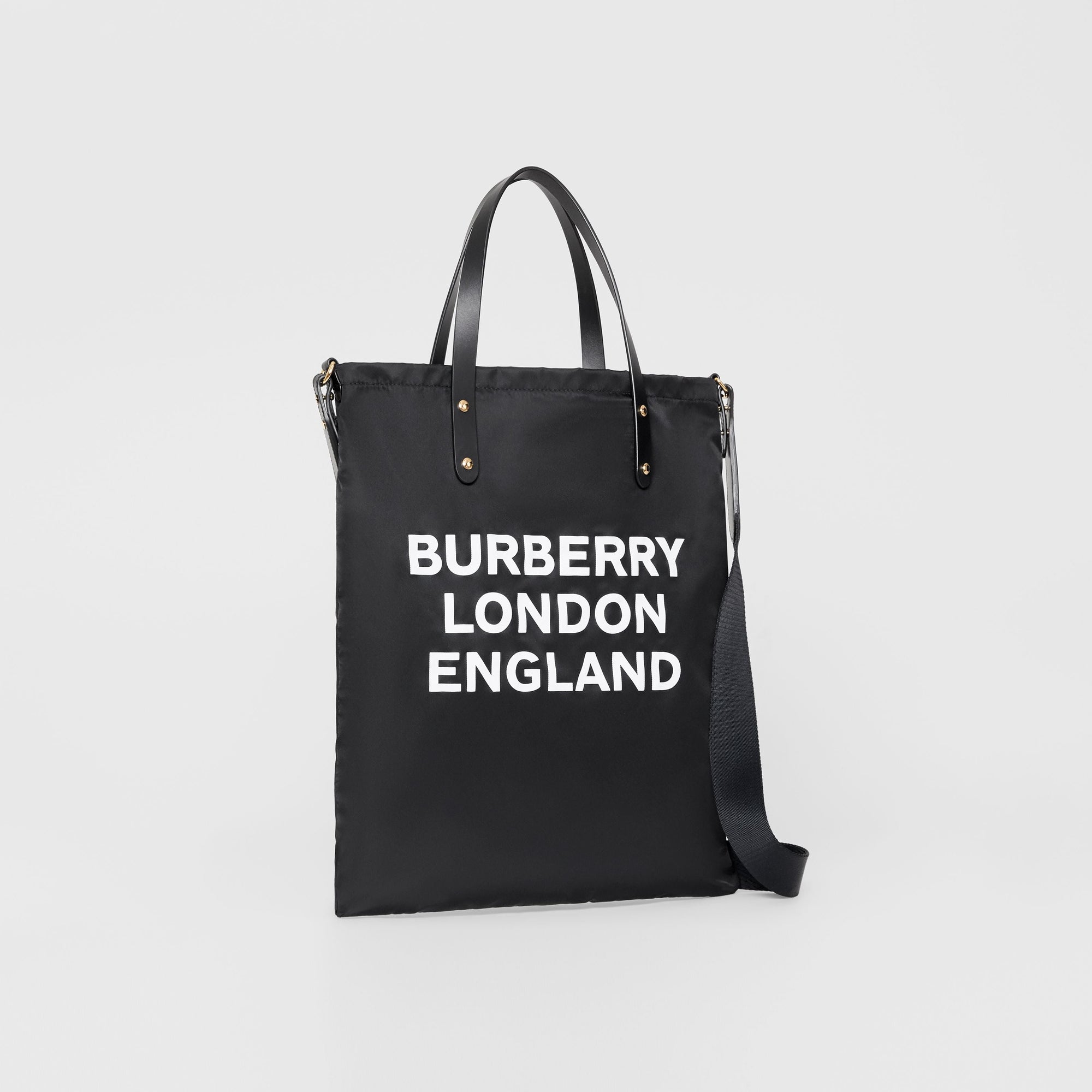 Sac tote en nylon à logo - Black