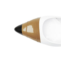 Escarpins en cuir avec ruban adhésif - Optic White & Black