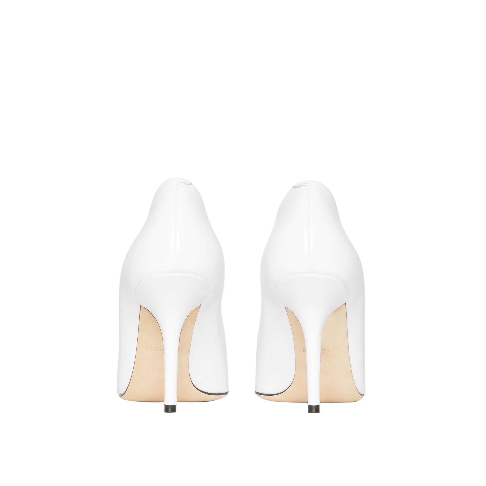Escarpins en cuir avec ruban adhésif - Optic White & Black