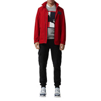 Veste en taffetas à mémoire de forme avec capuche repliable - Military Red