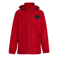 Veste en taffetas à mémoire de forme avec capuche repliable - Military Red