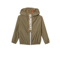 Veste légère à capuche avec logo - Military Green