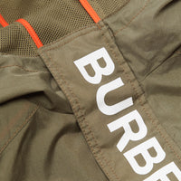 Veste légère à capuche avec logo - Military Green