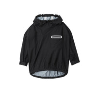 Veste à capuche en nylon léger avec logo - Black
