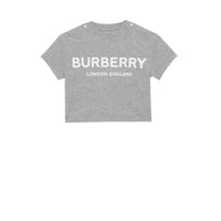 T-shirt en coton avec logo - Grey Melange