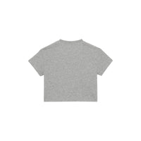 T-shirt en coton avec logo - Grey Melange