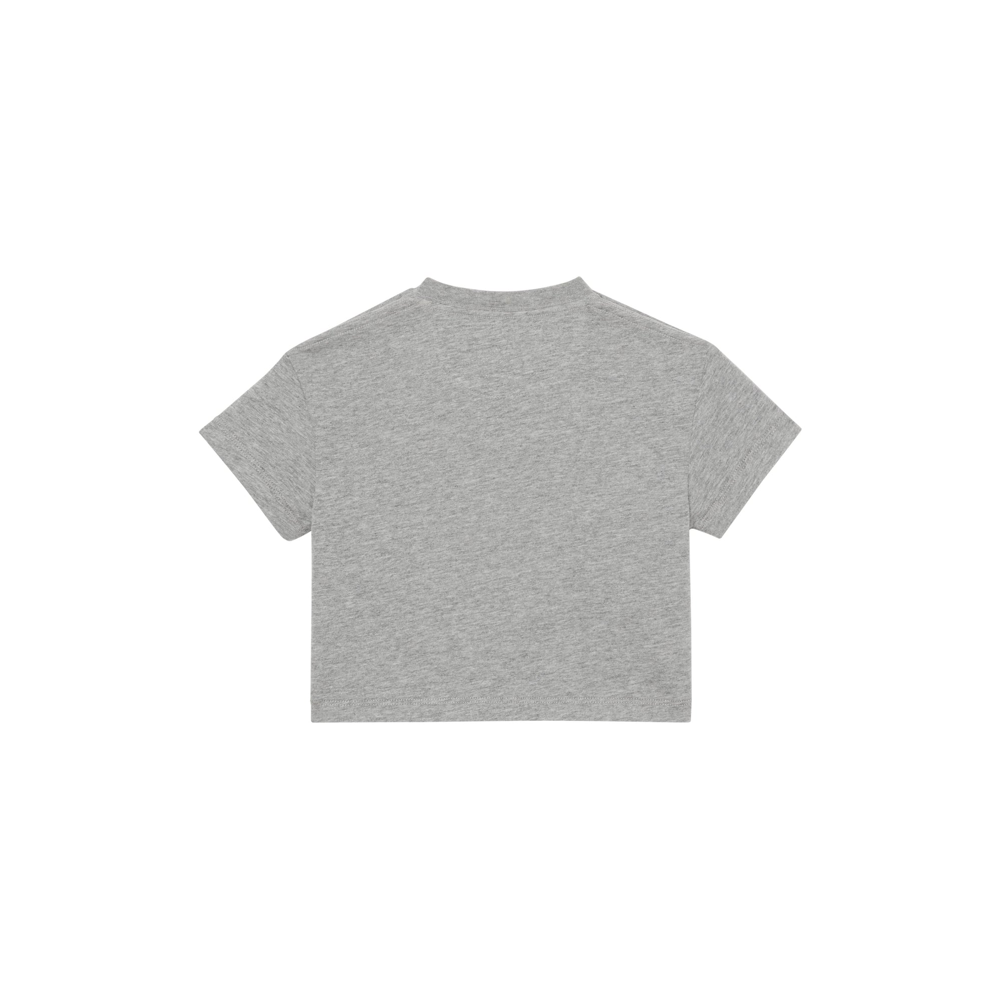T-shirt en coton avec logo - Grey Melange