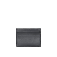 Porte-cartes en cuir avec logo imprimé - Black