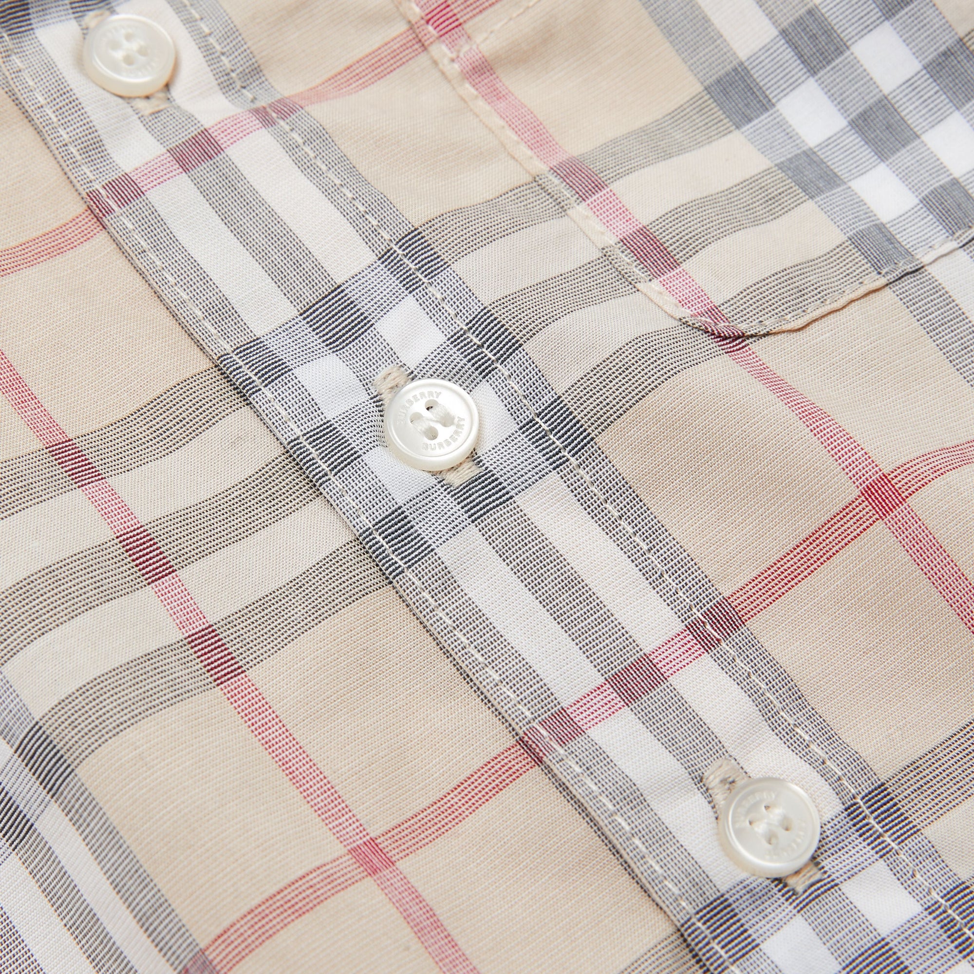 Chemise col boutonné - Pale Stone