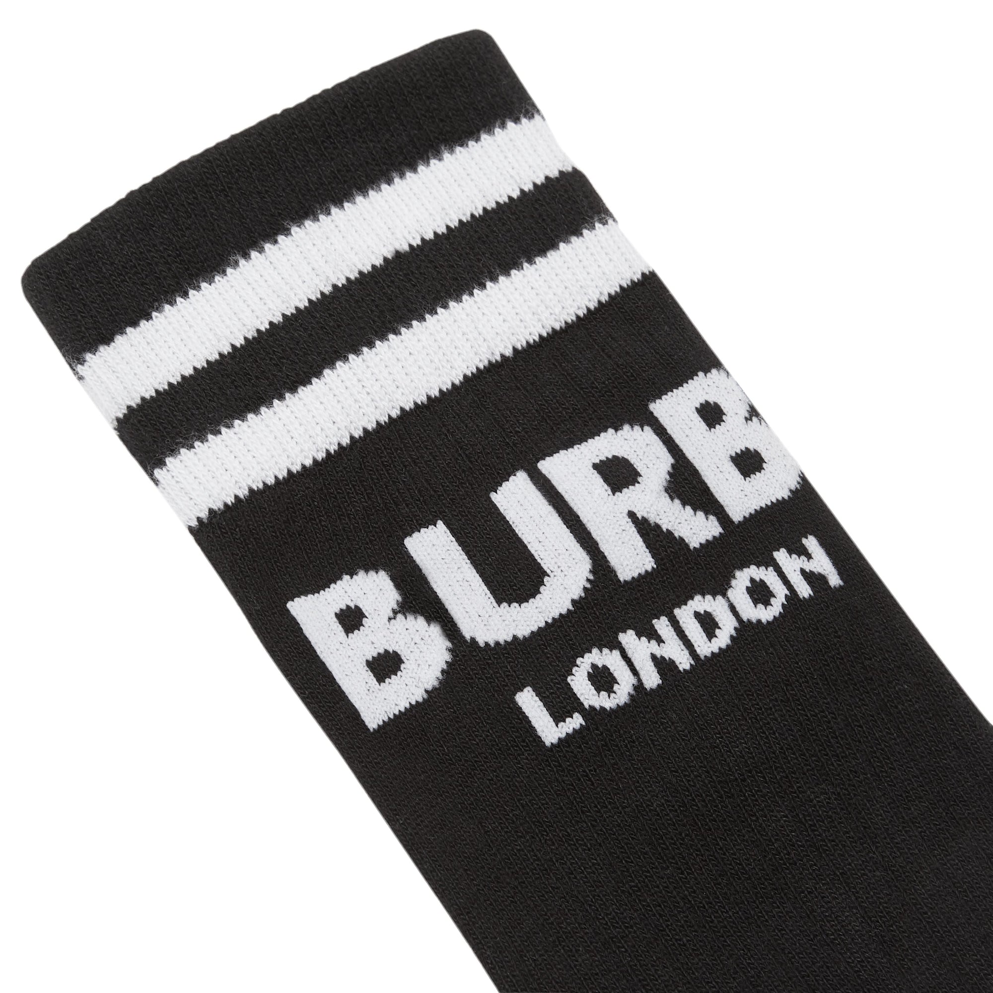 Chaussettes en coton mélangé avec logo - Black & White