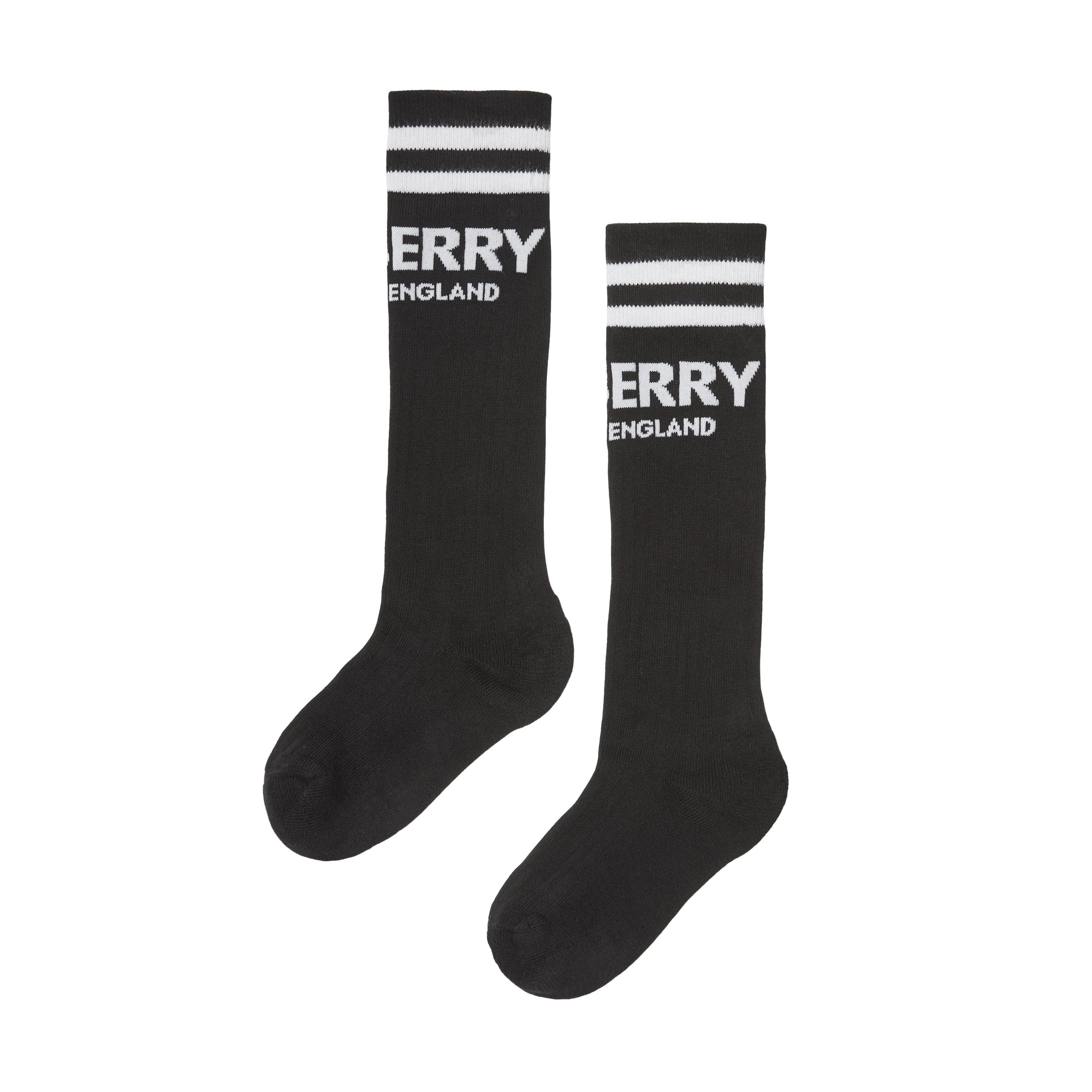 Chaussettes en coton mélangé avec logo - Black & White