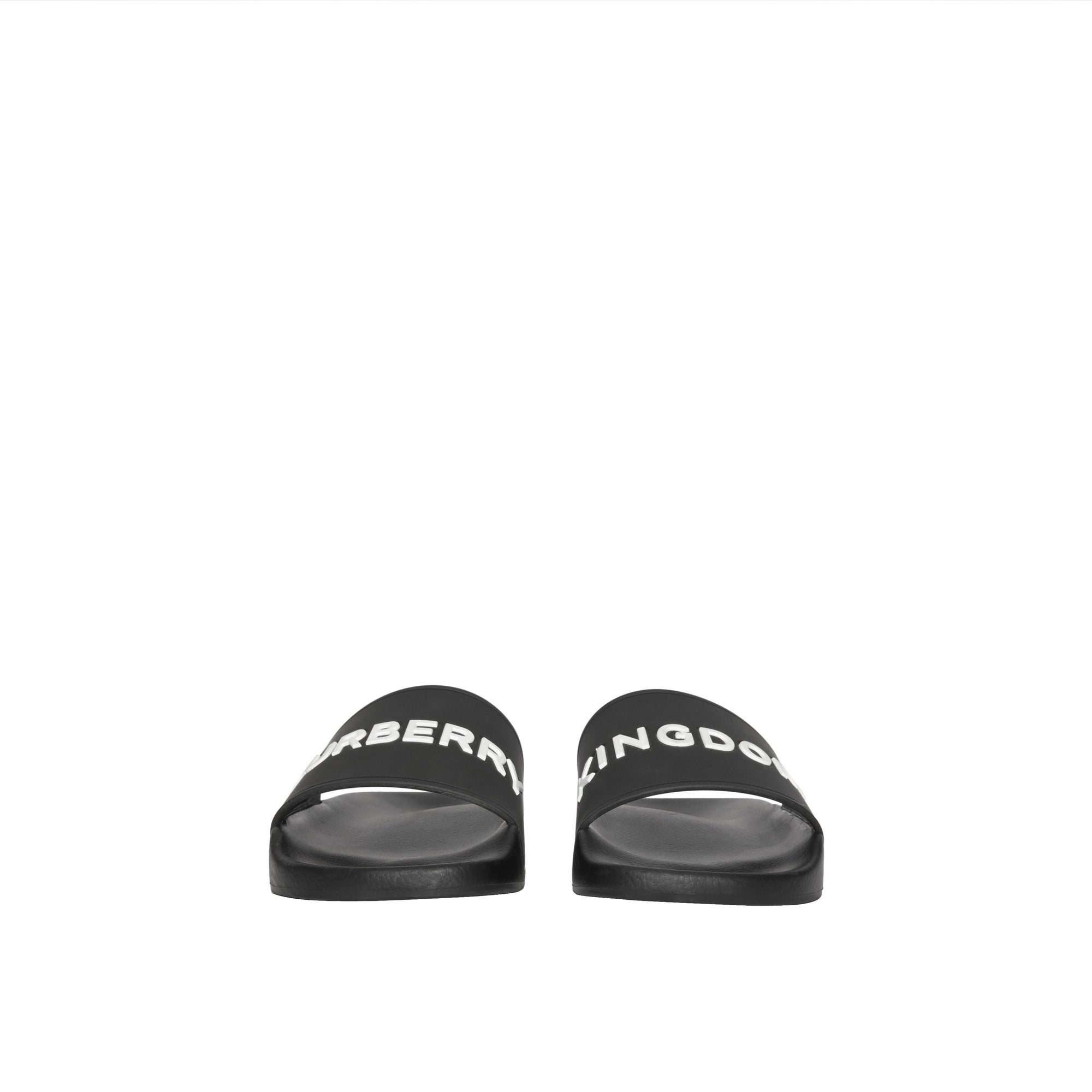 Claquettes Kingdom - Black & Optic White
