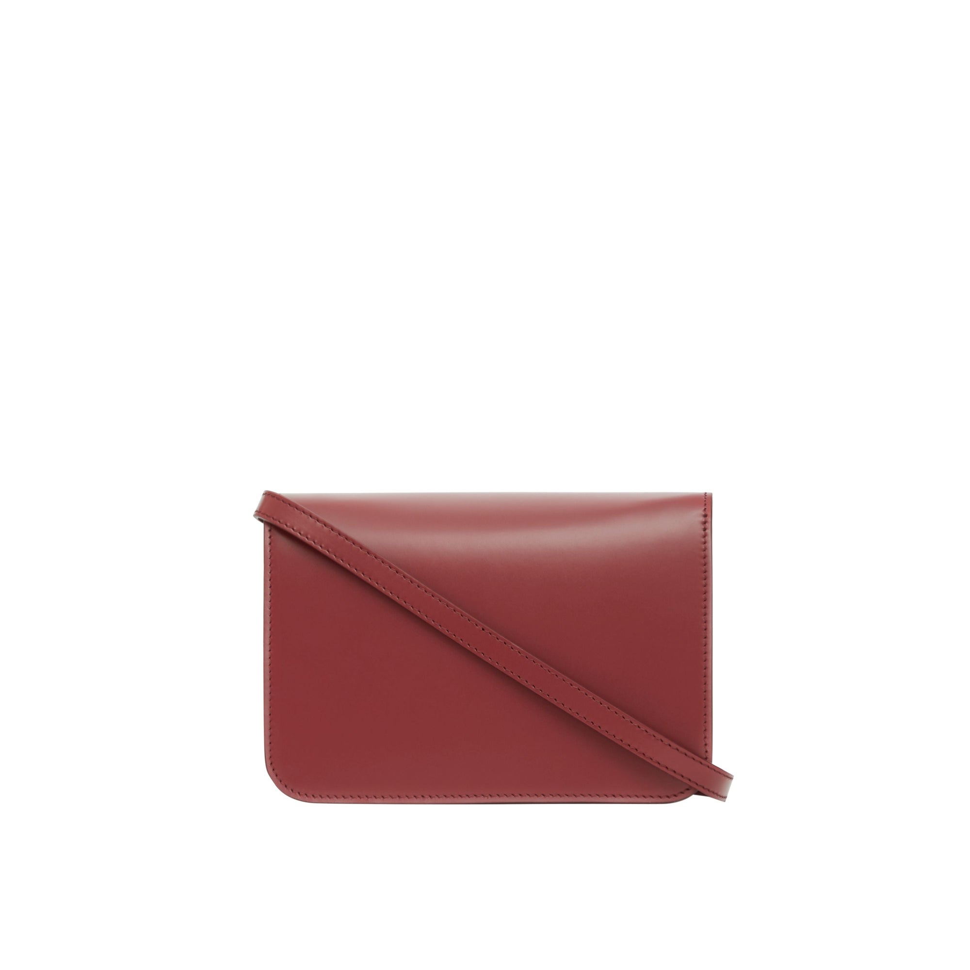 Petit sac TB en cuir - Crimson