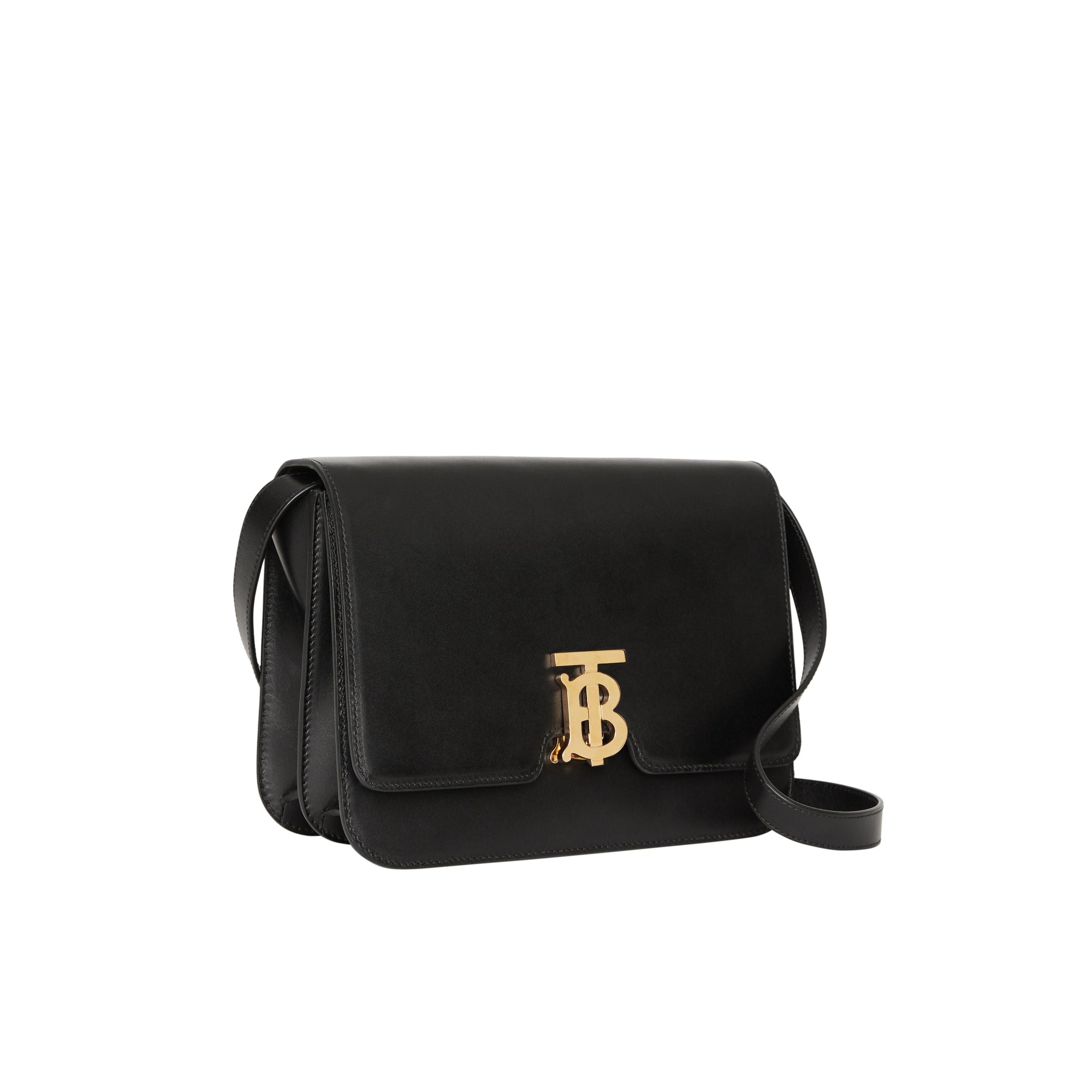 Sac TB moyen en cuir - Black
