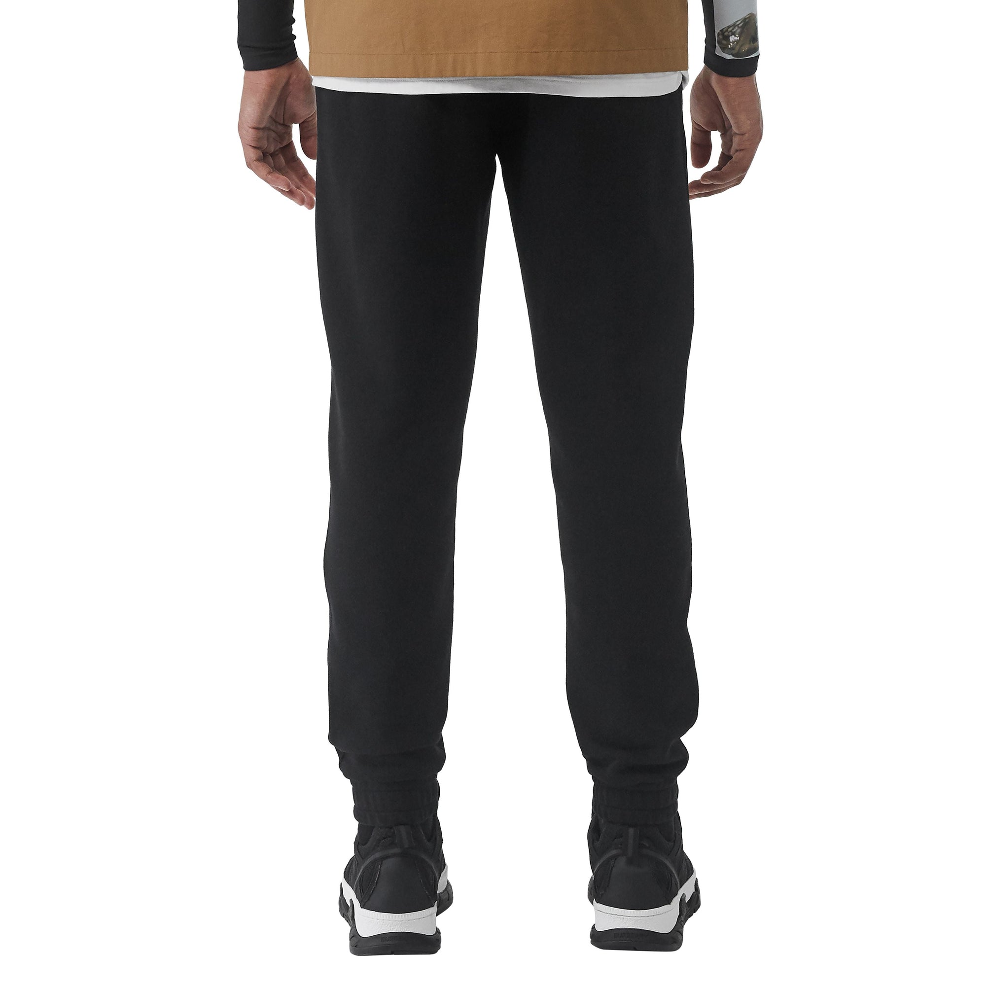 Pantalon de survêtement en coton avec logo imprimé - Black