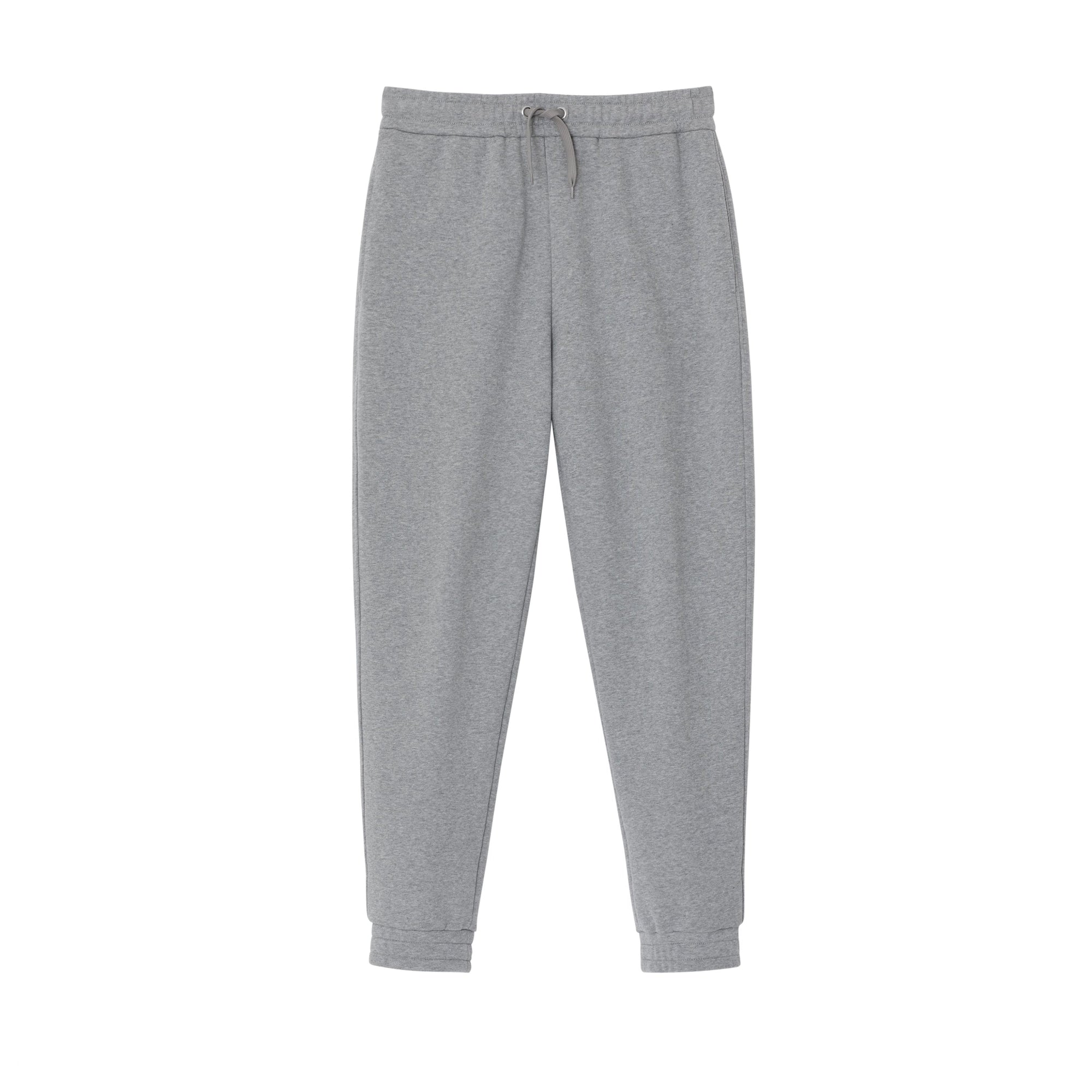 Pantalon de survêtement en coton avec logo imprimé - Pale Grey Melange