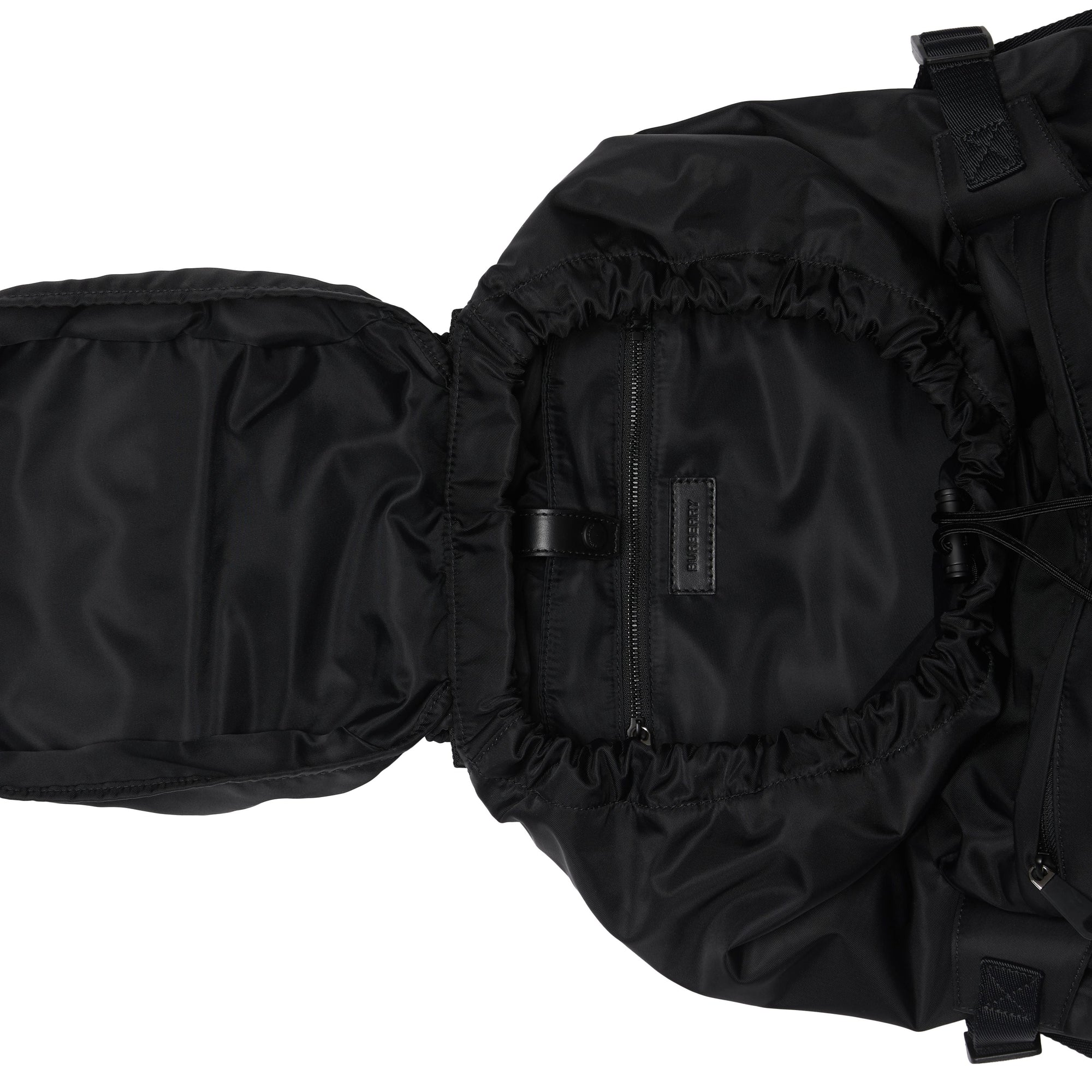 Sac à dos en nylon avec logo - Black