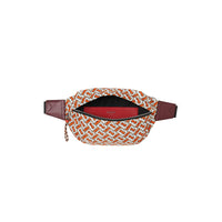 Sac banane moyen à imprimé Monogram - Vermillion