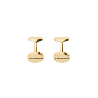 Boutons de manchette plaqués or gravés - Light Gold