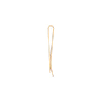 Pince à cravate plaquée or gravée - Light Gold