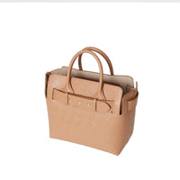 Petit sac The Belt à triple pression en cuir Monogram - Light Camel