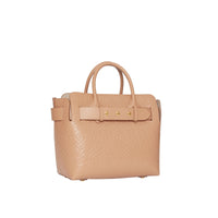 Petit sac The Belt à triple pression en cuir Monogram - Light Camel