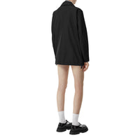 Veste en taffetas à mémoire de forme avec capuche amovible - Black